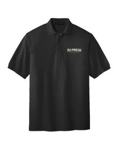 Mens S/S Polo - Black - PJ Fresh