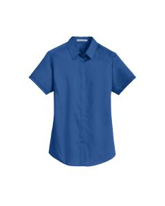 Ladies S/S Twill - French Blue