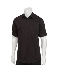 Mens Chef Shirt - Black